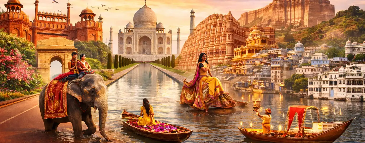 golden triangle with ajasthan