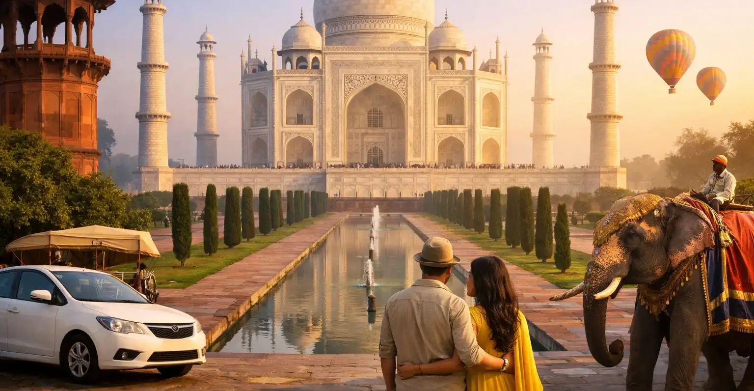 same day taj tour banner